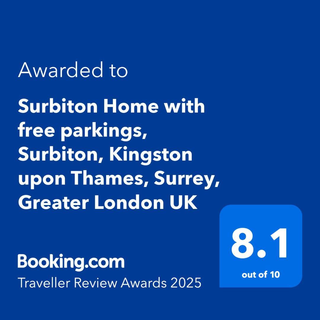 Surbiton Home With Free Parkings, Surbiton, Kingston Upon Thames, Surrey, Greater London Uk Ngoại thất bức ảnh